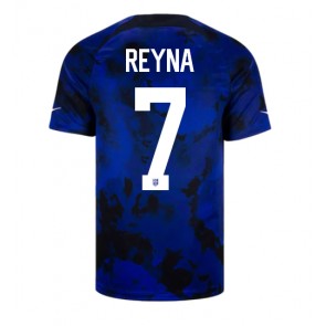 Forenede Stater Giovanni Reyna #7 Udebanetrøje VM 2022 Kort ærmer